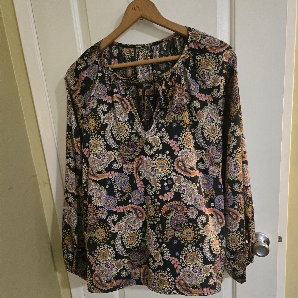 Floral Paisley Blouse